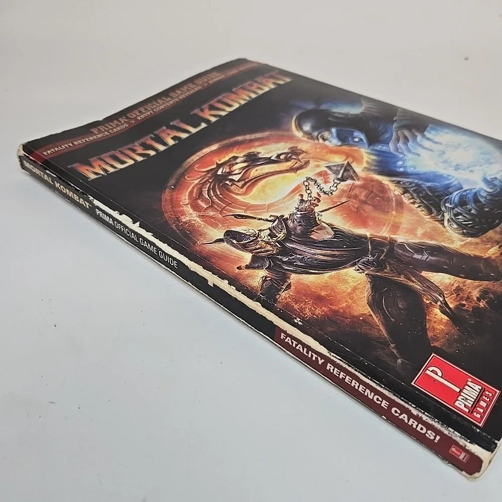 Mortal kombat 9 Prima Official Strategy Guide PS3 XBOX 360‎ with Fatality Cards